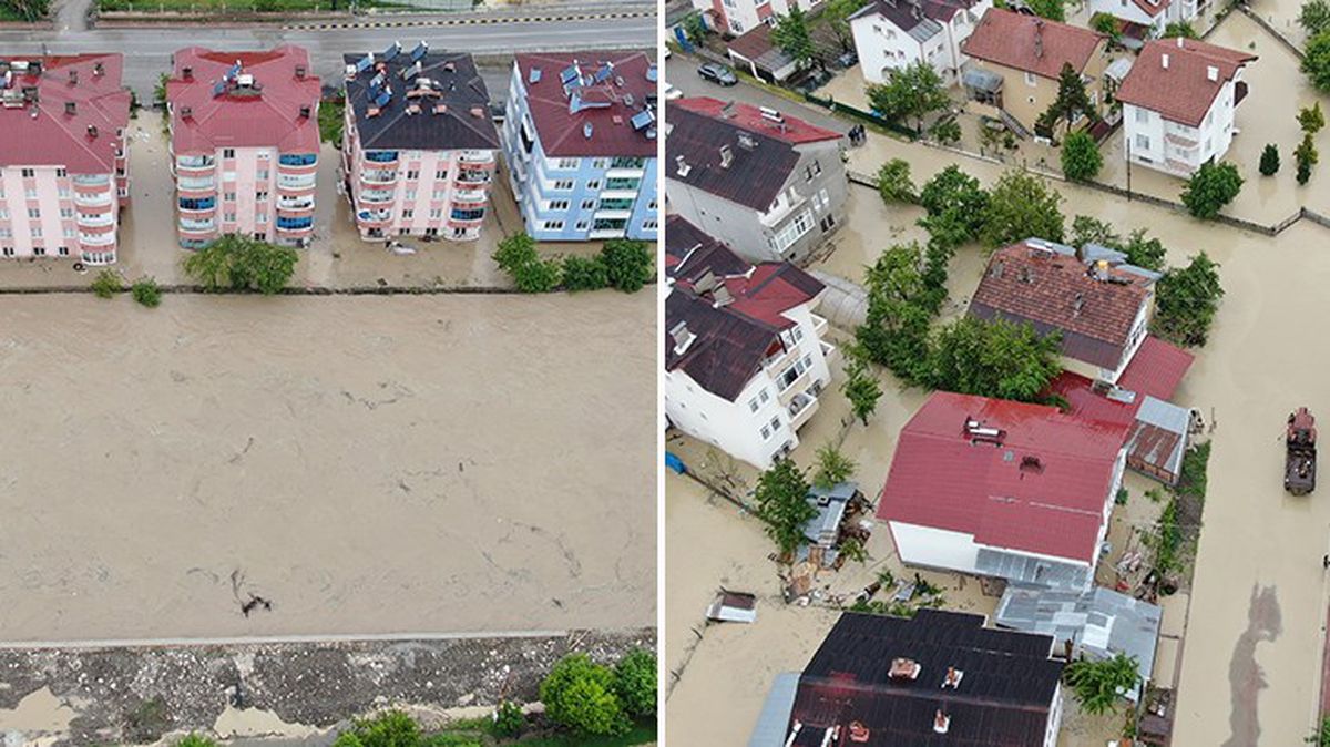Ev ve iş yerlerini su bastı, ağaçlar yerinden söküldü! Türkiye'nin dört bir yanından 'sel' manzaraları