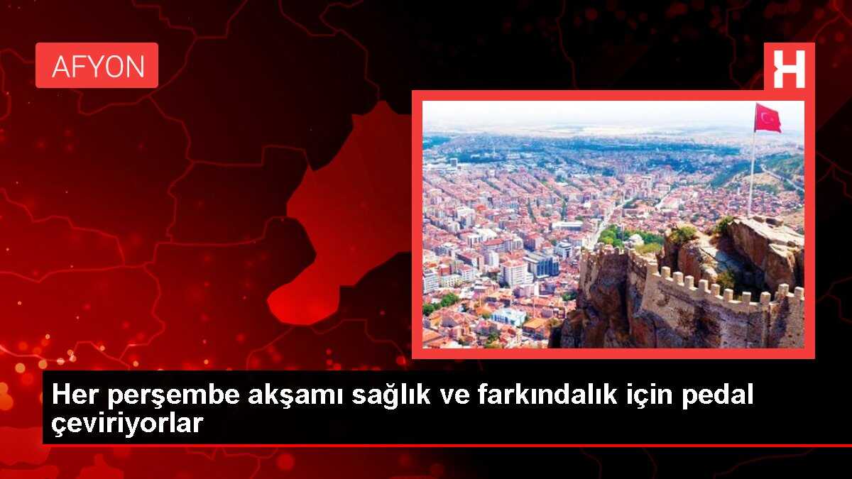 Afyonkarahisar'da Bisikletçiler Farkındalık Oluşturuyor