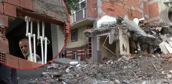 Sultangazi'de yıkım sırasında 3 binada hasar oluştu