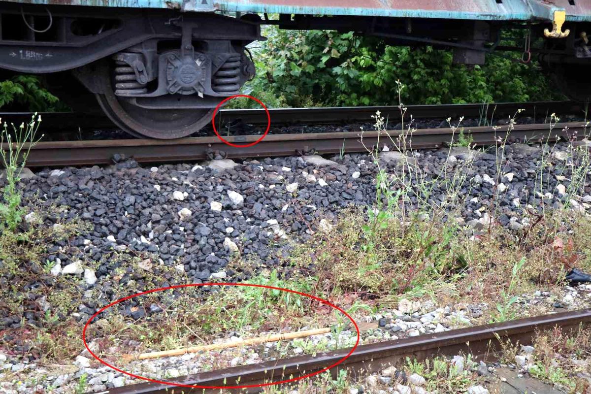 Samsun'da Yük Treni Yaşlı Adama Çarptı
