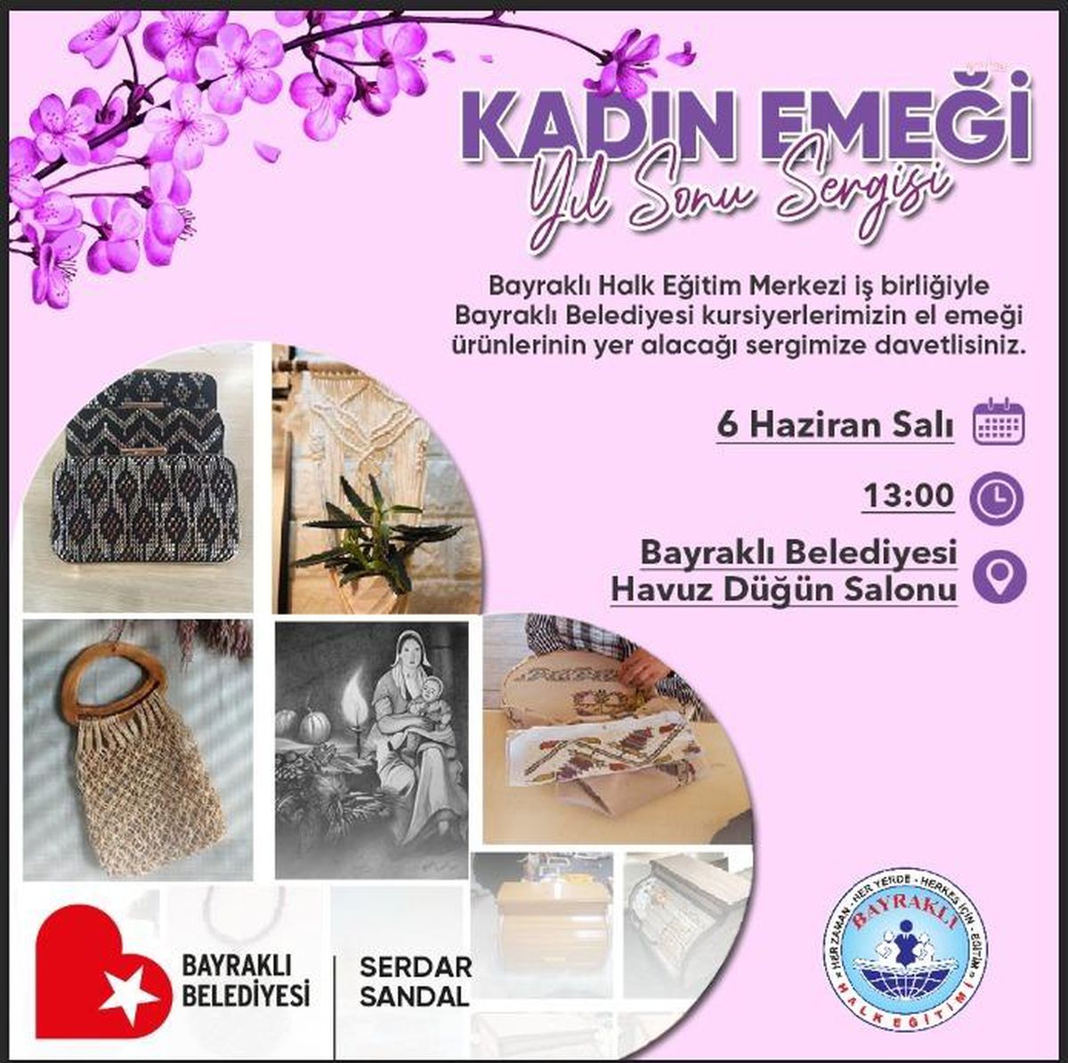 Bayraklı'da Kadın Emeği Yıl Sonu Sergisi Açılıyor