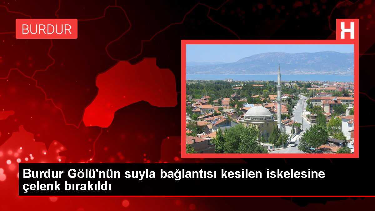 Burdur Gölü'nde kuraklık ve su kaybına dikkat çekmek için etkinlik düzenlendi