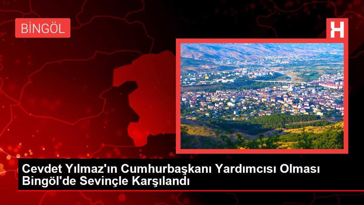 Cevdet Yılmaz'ın Cumhurbaşkanı Yardımcısı Olması Bingöl'de Sevinçle Karşılandı