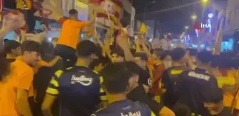 Galatasaray and Fenerbahçe fans celebrate championship together