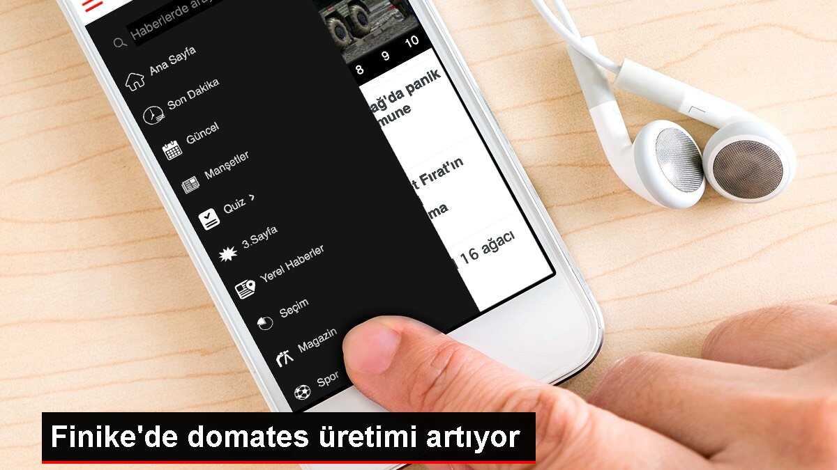 Finike'de Domates Üretimi Artıyor