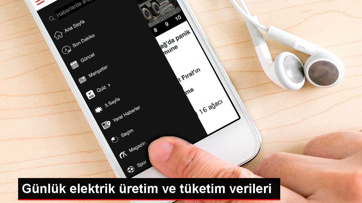 Türkiye'de Günlük Elektrik Üretimi ve Tüketimi Açıklandı