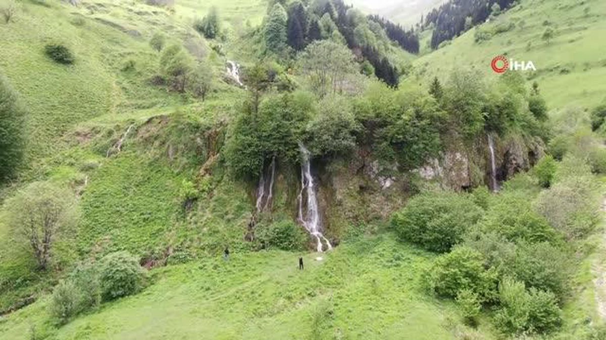 Hamsiköy Şelaleleri Arap turistlerin gözdesi oldu