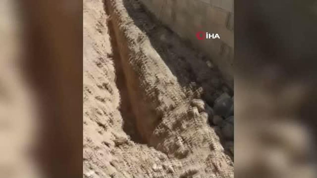 İnşaat için kazı yapan işçiler havan mermisi buldu