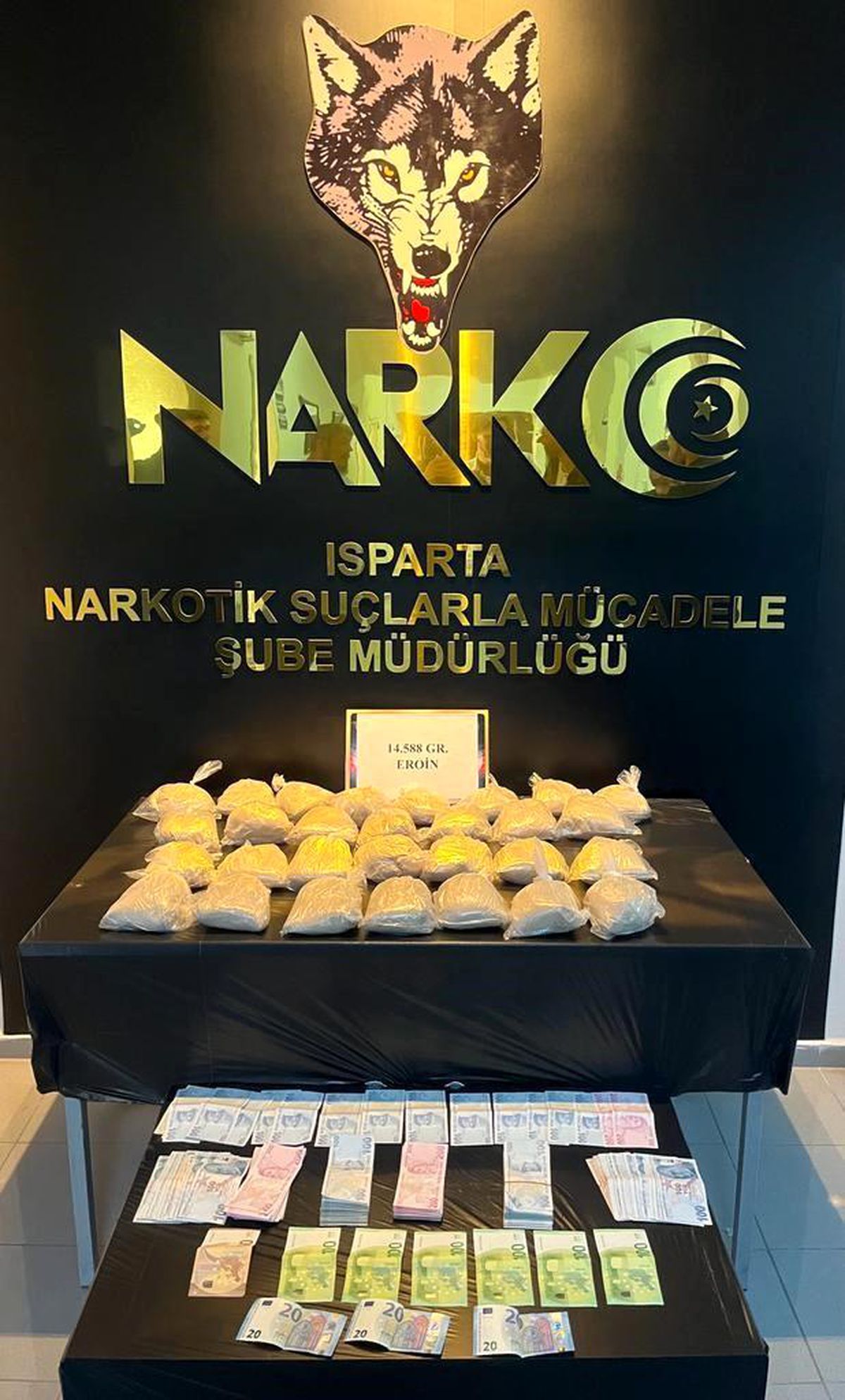 Isparta'da Uyuşturucu Operasyonu: 14 Kilo Eroin Ele Geçirildi
