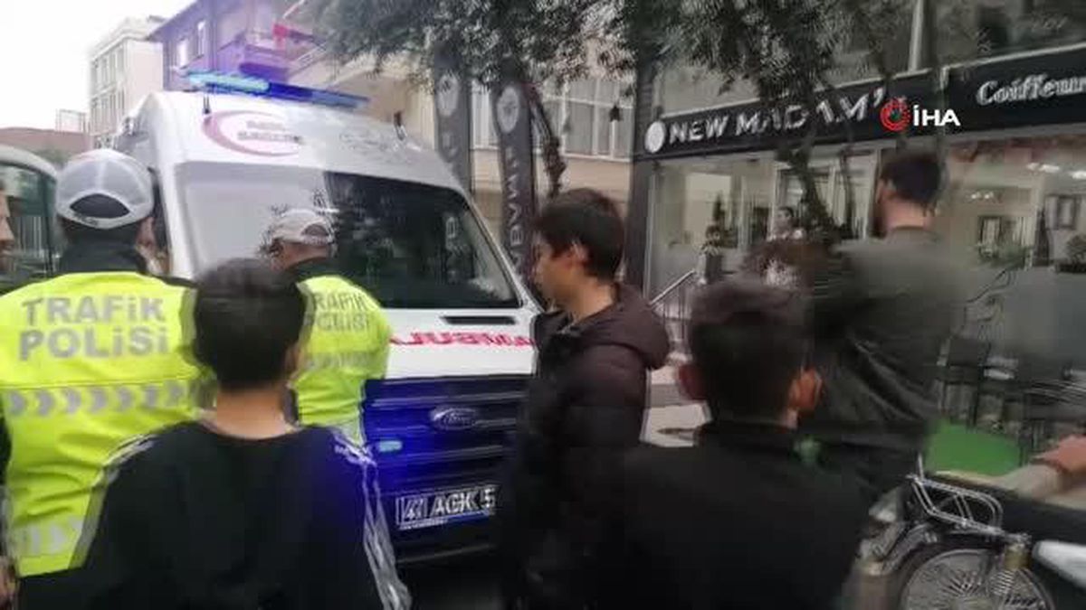 Motosiklet çalan hırsızı tekmeyle durdurdu