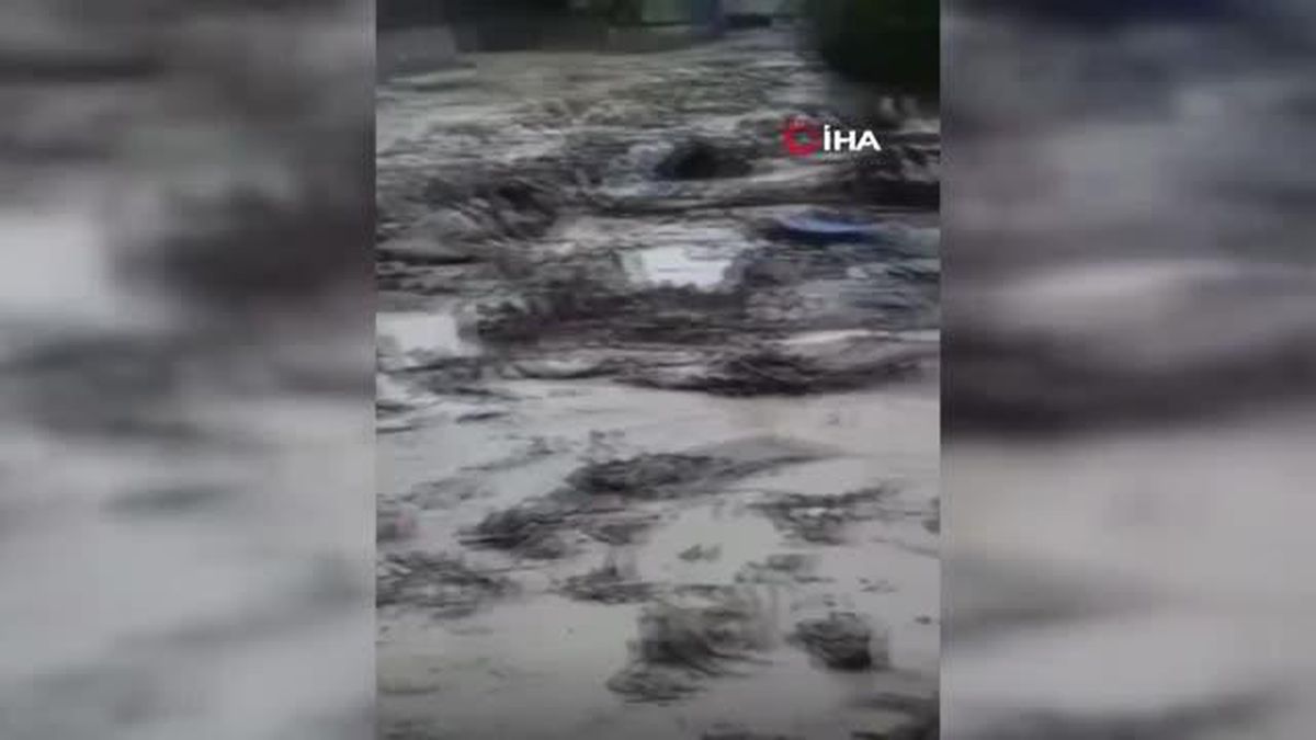 Samsun'da sağanak su baskınları