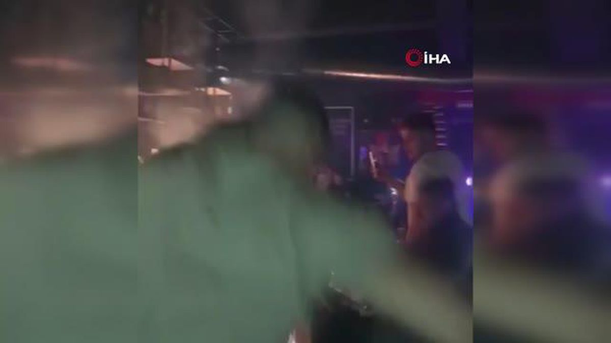 Şişli'de gece kulübünde dehşet anları kamerada: Alev alev yandılar