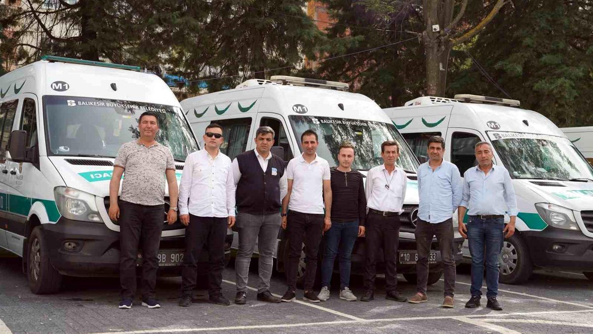 Balıkesir Büyükşehir Belediyesi, 10 bin 200 cenazenin naklini gerçekleştirdi