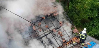 Karabük'te ev yangını kundaklama şüphesiyle gözaltına alınan damadı