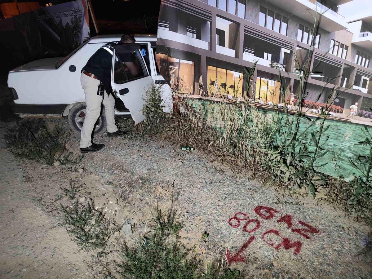 Kuşadası'nda çalınan LPG'li otomobil kaza yapmış halde bulundu
