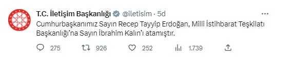 İbrahim Kalın MİT Başkanı mı oldu? MİT Başkanlığı'na İbrahim Kalın mı atandı? İbrahim Kalın MİT Başkanı mı oldu? MİT Başkanlığı'na İbrahim Kalın mı atandı?