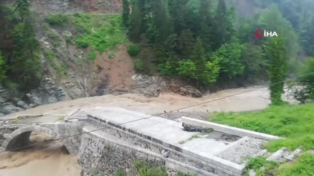 Kurtuluş Savaşına Tanık Tarihi Köprü Selde Zarar Gördü