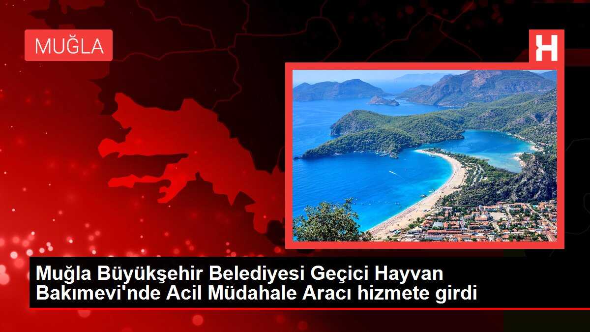 Muğla Büyükşehir Belediyesi Geçici Hayvan Bakımevi'nde Acil Müdahale Aracı hizmete girdi