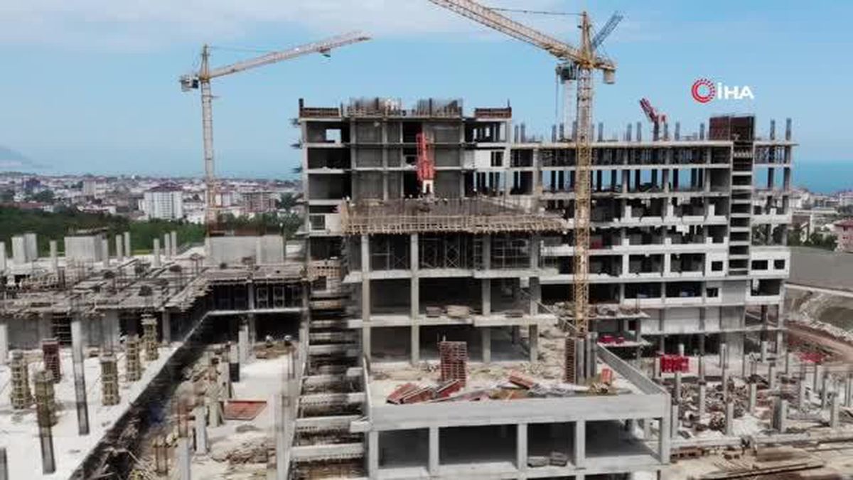 Ordu Şehir Hastanesi'nin Yüzde 95'i Tamamlandı