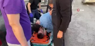 Paramparça olan otomobilden yaralı kurtuldu