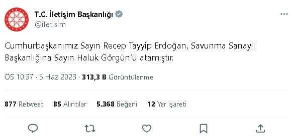 Savunma Sanayii Başkanı kim oldu 2023? Savunma Sanayi Başkanlığı'na kim atandı, hangi isim? Savunma Sanayii Başkanı kim oldu 2023? Savunma Sanayi Başkanlığı'na kim atandı, hangi isim?