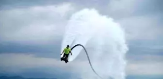 Kocaeli'de Türkiye Su Jeti ve Flyboard Şampiyonası düzenlendi