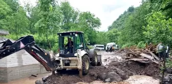 Tokat'ta Sağanak Yağış Sele Neden Oldu