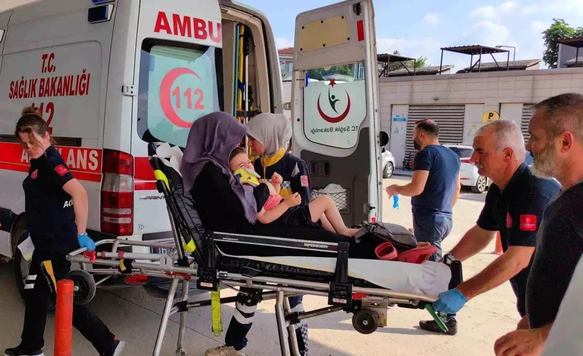 İnegöl'de 3 yaşındaki çocuk balkondan düştü