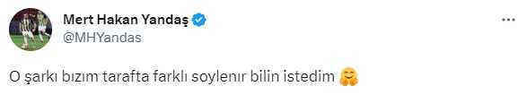 'Aşkın Olayım' şarkısını söyleyen Galatasaraylılara eşlik eden Mert Hakan Yandaş'tan bomba gönderme: Bilin istedim