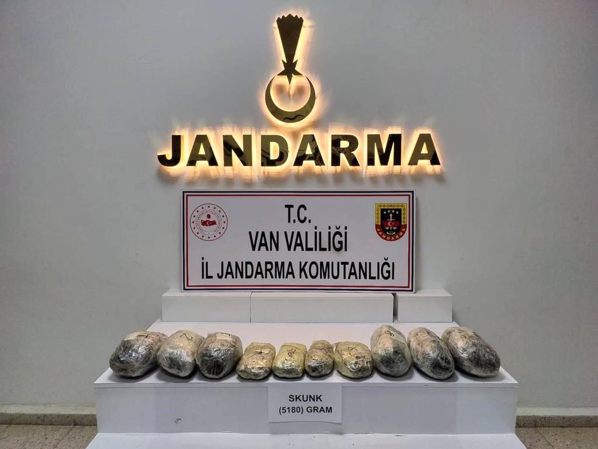 Van'da 5 Kilo Skunk Ele Geçirildi