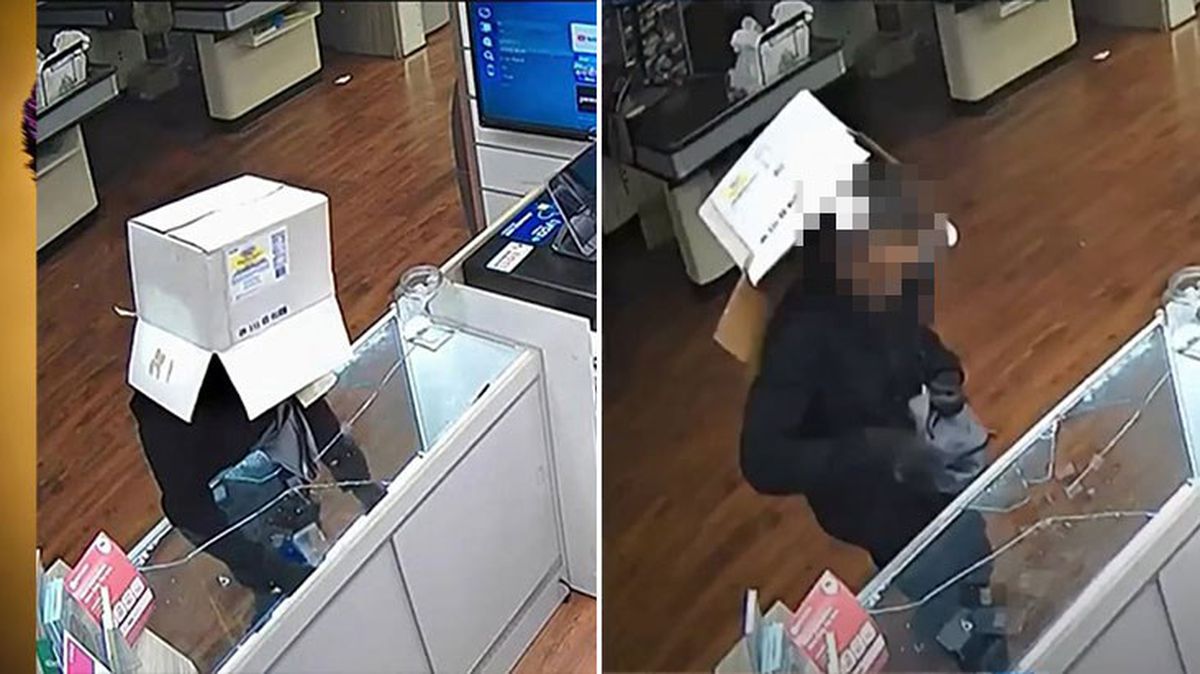 Hatasının bedeli ağır oldu! Kafasındaki kutuyu çıkaran hırsız yakayı ele verdi