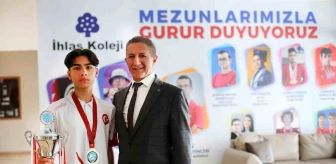 İhlas Koleji Öğrencisi Turhan Ayhan Aydeniz Okullararası Kick Boks Türkiye Şampiyonası'nda Şampiyon Oldu