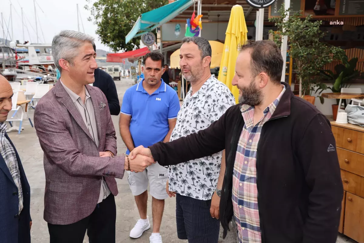Marmaris Belediye Başkanı Selimiye ve Bozburun'da incelemelerde bulundu