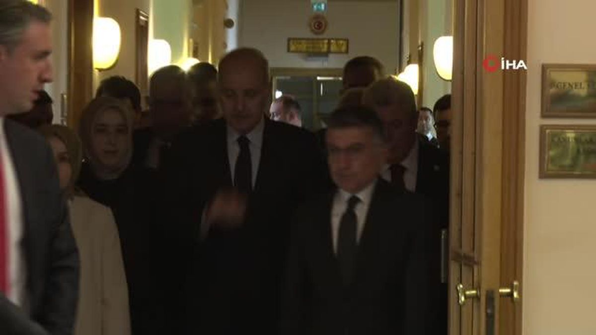 Numan Kurtulmuş, TBMM Başkanlık başvurusu için dilekçesini verdi