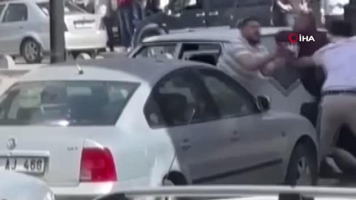 Gaziantep'te sokak ortasında öldüresiye darp kamerada