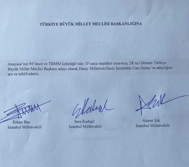 TİP, Gezi Davası'ndan tutuklu bulunan Hatay Milletvekili Can Atalay'ı TBMM Başkanlığı'na aday gösterdi