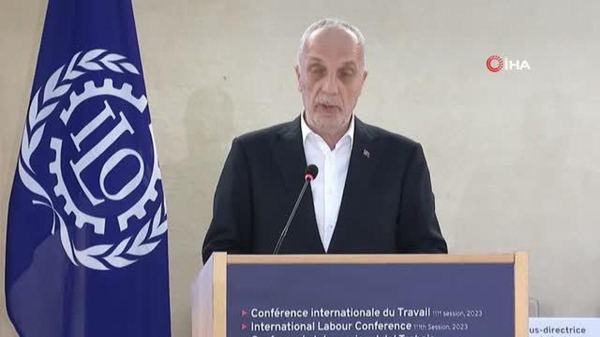 TÜRK-İŞ Genel Başkanı Atalay, Uluslararası Çalışma Örgütünün 111. ILO Konferansı'nda konuştu