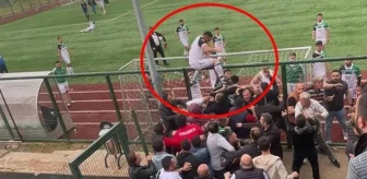 Türkiye'de yaşandı! Futbolcu, çivili kramponuyla taraftarın kafasına tekme attı