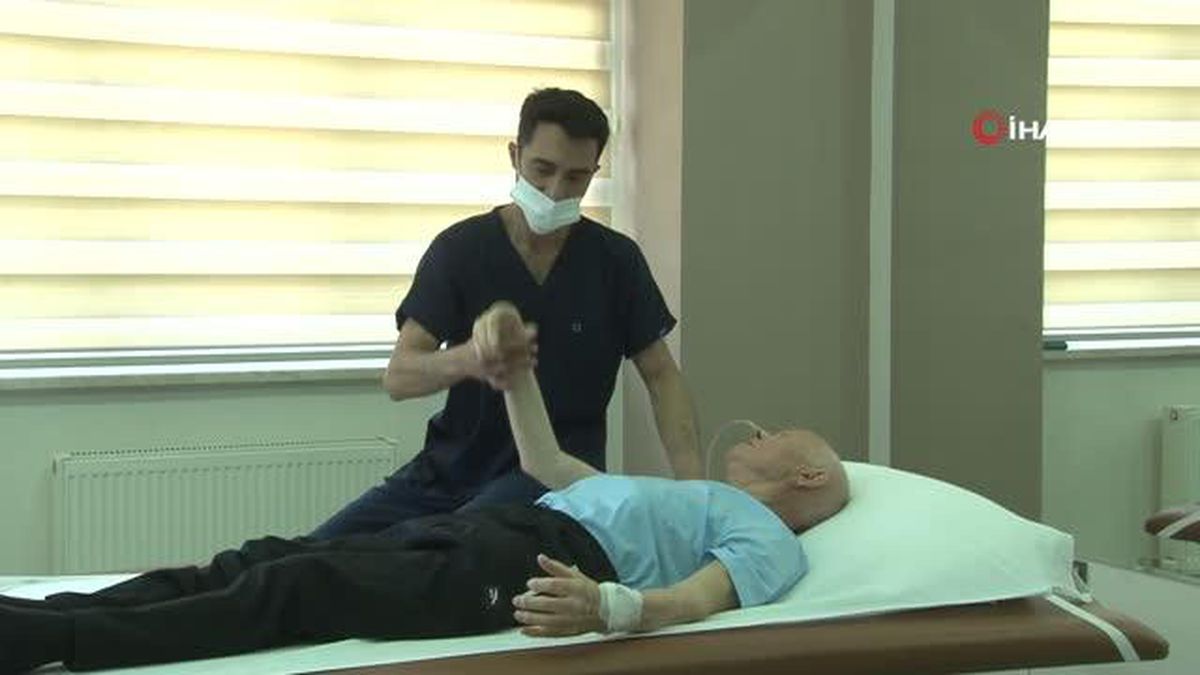 Ukraynalı 79 Yaşındaki Fizik Profesörü Fizyomer'de Hayata Tekrar Tutundu