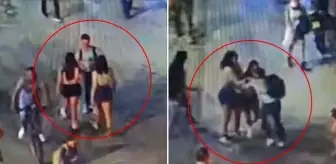 Yolda yürürken 3 kadının saldırısına uğradı! İngiliz turistin korku dolu anları kameralara yansıdı