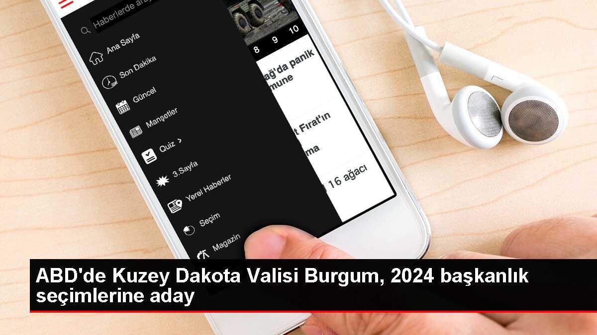 Kuzey Dakota Valisi Doug Burgum, 2024 başkanlık seçimlerine aday olduğunu duyurdu