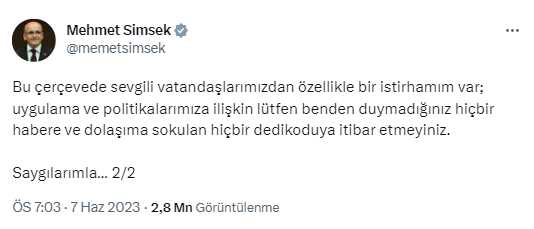 Bakan Şimşek'ten dolardaki yükseliş sonrası dikkat çeken sözler: Biraz sabır ve zaman ihtiyacımız var