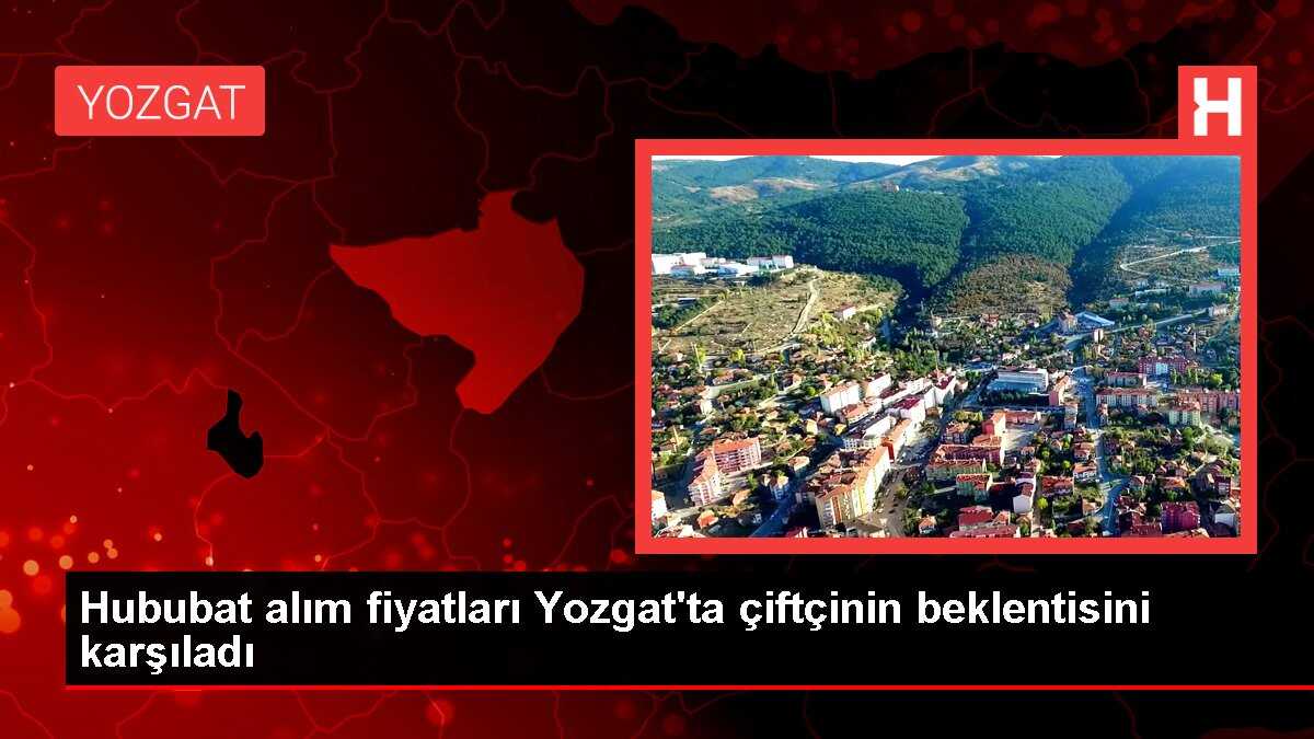 Yozgat'ta çiftçiler, Cumhurbaşkanı Erdoğan'ın açıkladığı buğday fiyatlarından memnun