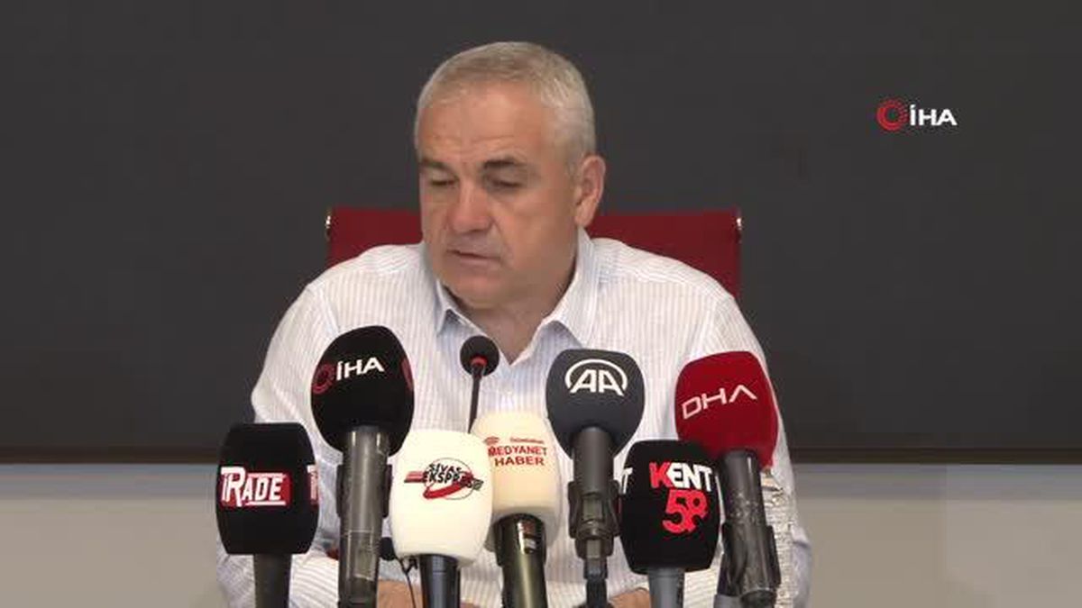 Rıza Çalımbay Sivasspor'a veda etti: 'Ayrılıyoruz' -1-