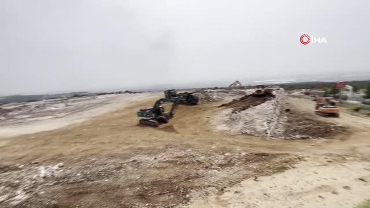 Hatayspor'un Mersin'de konaklayacağı ve idman yapacağı tesis hızla yapılıyor