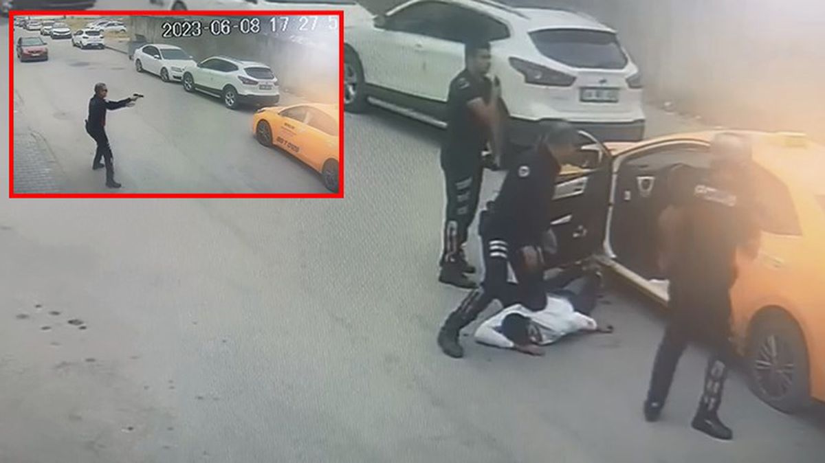 12 suçtan aranan şüpheli polisleri görünce taksi kaçırdı! Ayağından vurularak yakalandı