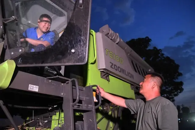 Çin'in Henan Eyaletinde Buğday Hasadı Tamamlanmak Üzere