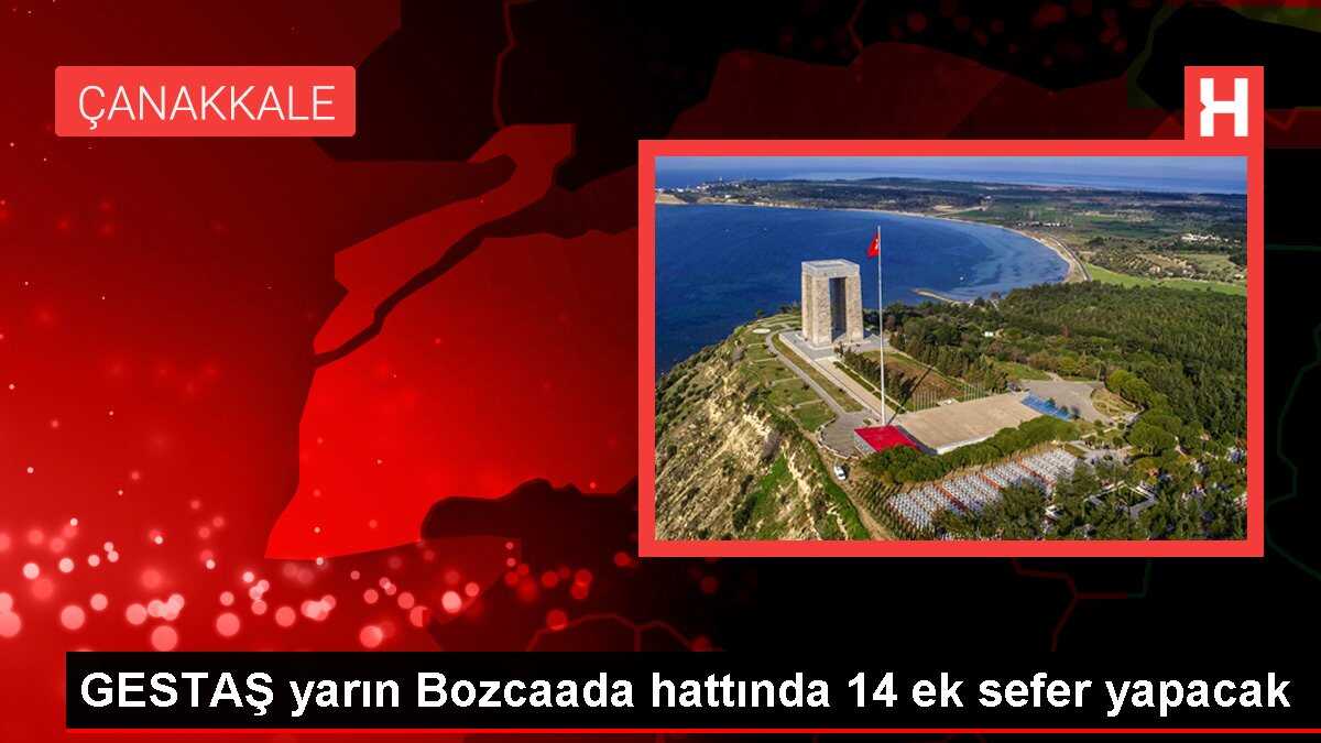 GESTAŞ, Bozcaada-Geyikli hattında ek sefer düzenleyecek