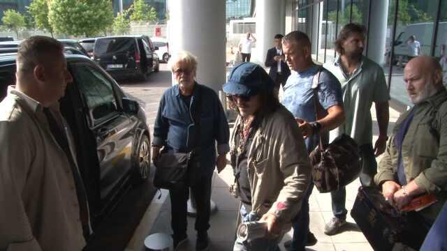 Johnny Depp ve Hollywood Vampires İstanbul'a geldi