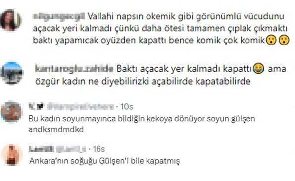 İddialı elbiseleriyle konuşulan Gülşen, bu sefer sahneye eşofmanla çıktı